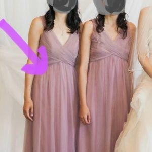 Chiffon Lavender Bridesmaid Dress